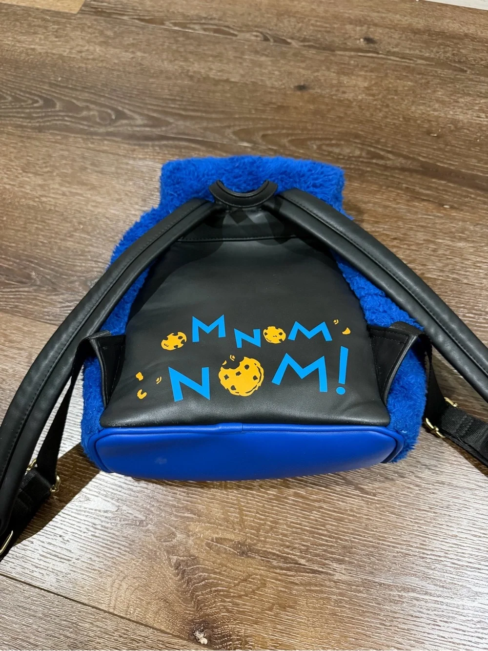 Loungefly Sesame Street Cookie Monster mini backpack blue and orange